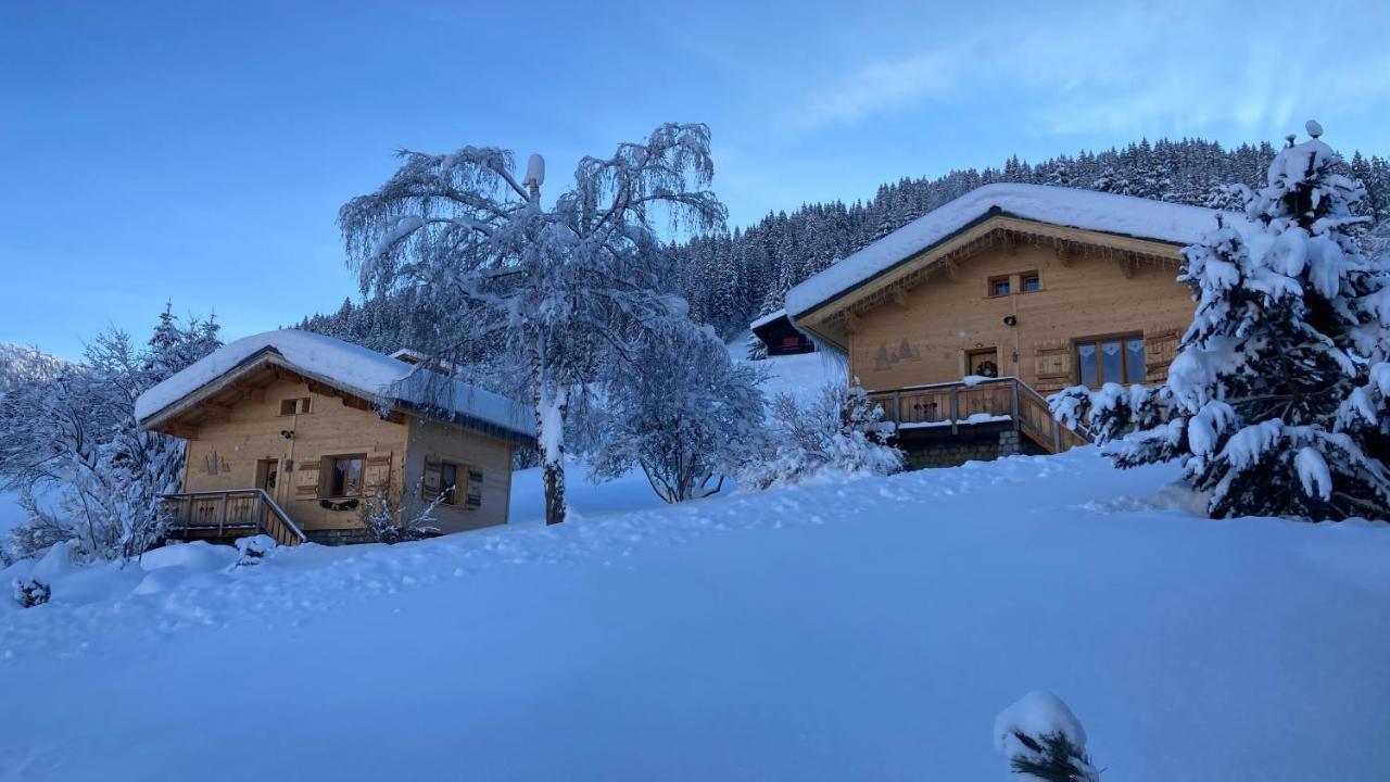 Chalets Savoie Les Chalets D'Heidi Notre-Dame-de-Bellecombe Ngoại thất bức ảnh